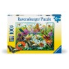 Puzzle Ravensburger Lumea Insectelor, 100 piese XXL, Joc Educativ, Tehnologie Softclick, Calitate Premium