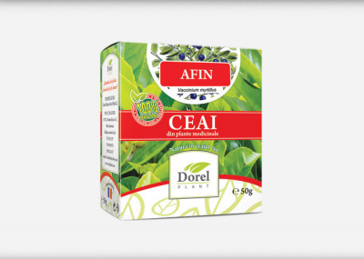 Ceai afin frunze 50gr dorel plant foto