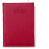 Agenda 2026 datata clasica A6, culoare bordo