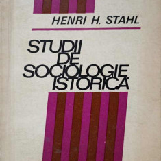 STUDII DE SOCIOLOGIE ISTORICA-HENRI H. STAHL