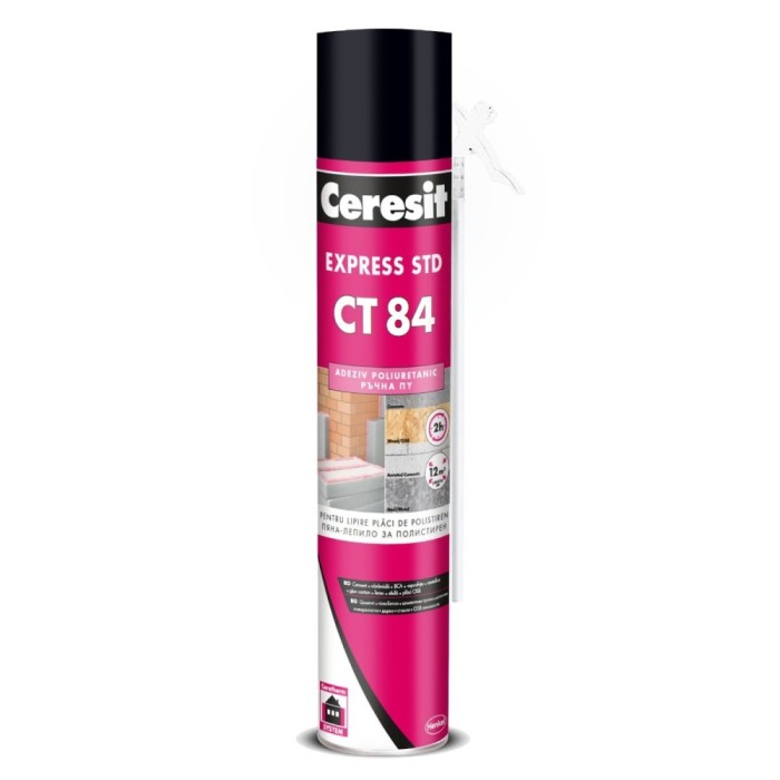 Adeziv polistiren Ceresit CT 84 Express, cu aplicare manuala, 750 ml