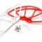 Rotor-schutz-set / abdeckungen passend pentru dji phantom 1,2,3 u.a. wei?-rot, ,
