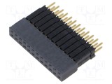 Conector SAMTEC şiruri pini tată 24 PIN 2,54mm aurit THT soclu