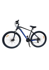 Bicicleta MTB Storm Shark Man 3.0, 29 Inch, Cadru 19, Frane Hidraulice, Negru Mat Albastru