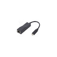 Cablu RJ45 soclu, USB C mufa, USB 3.1, lungime 0.2m, {{Culoare izola&#355;ie}}, QOLTEC - 50378