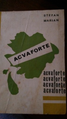 Acvaforte Stefan Marian 1971 foto