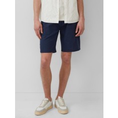 s.Oliver Pantaloni scurti barbati chino, Detroit, din amestec de in si bumbac, Regular Fit, Bleumarin inchis, W29