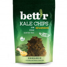 Chips din kale cu mustar raw eco 30g Bettr