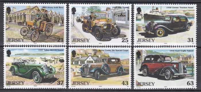 Jersey 1999 - Mașini de epocă, MNH