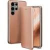 Husa Flip Cover Magnetic compatibila cu, Samsung Galaxy S25 Ultra, Gold, ALC MOBILE