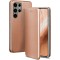 Husa Flip Cover Magnetic compatibila cu, Samsung Galaxy S25 Ultra, Gold