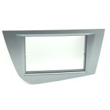 Rama adaptoare 1DIN Connects2 pentru Seat Leon 2005-2012, Argintiu Brilliant