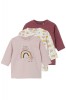 Set Copii Name It 13199085 Crushed Berry, Roz, Marime 9-12 luni