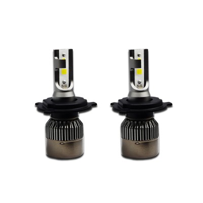 Set 2 becuri LED auto R6, 80W, 4000Lm, 6000k - H4 foto