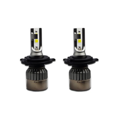 Set 2 becuri LED auto R6, 80W, 4000Lm, 6000k - H4 foto