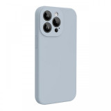 Lemontti Husa Liquid Silicon MagCharge iPhone 15 Pro Max Albastru (protectie 360&deg;, material fin, captusit cu microfibra)