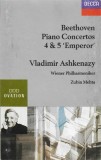 Ludwig van Beethoven / Vladimir Ashkenazy - Piano Concertos 4 &amp; 5 'Emperor', Caseta audio
