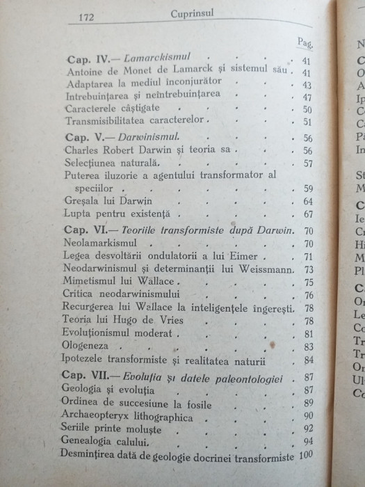 EVOLUTIA SI STIINTA - LEANDRO GAIA, 1926, HUSI