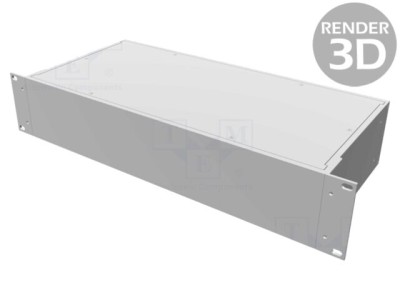 Carcasă rack HAMMOND 19&amp;quot; 2U aluminiu stand de montare foto