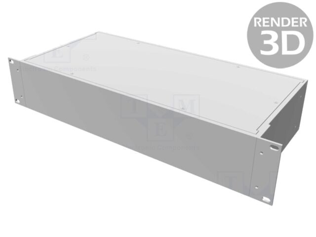 Carcasă rack HAMMOND 19&quot; 2U aluminiu stand de montare