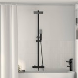 vidaXL Set de sistem de duș termostatic Brass și oțel inoxidabil 42028279