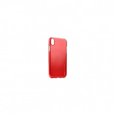 Husa Compatibila cu Apple iPhone XR - Goospery TPU i-Jelly Metal Case Red