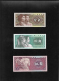 Set China 1 + 2 + 5 jiao 1980 unc