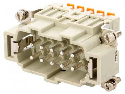 Conector inserturi de contact tată 16A 10 pini foto