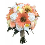 Buchet de Flori EVENTISSIMI - Crizanteme si Trandafiri, Multicolor, 35 de fire