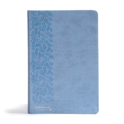 CSB (In)Courage Devotional Bible, Blue Leathertouch foto