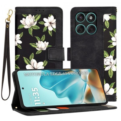 Husa pentru Motorola Edge 60 Fusion / Edge 60, Techsuit, FlipCraft, Neagra foto