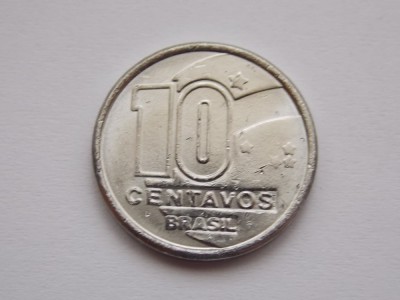 10 CENTAVOS 1989 BRAZILIA foto