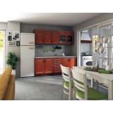 Bucatarie Tiulpan MDF Calvados 2.0m, Blat Intreg