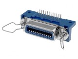 Conector Centronics Mamă 24 PIN THT 90&deg; 47mm, CONNFLY