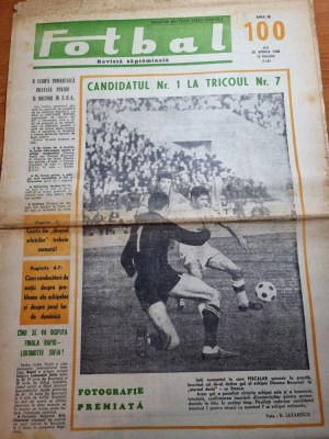 fotbal 25 aprilie 1968-art. CFR timisoara,parcalab,pele, foto