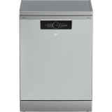 Masina de spalat vase Beko BDFN36540XP, 15 seturi, 6 programe, Clasa C, Child Lock, Half Load, Display LED, Iluminare LED, Culoare Pearl Inox