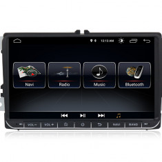 Navigatie Auto Multimedia cu GPS Android VW Golf 5 6 Passat B6 B7 CC Tiguan Touaran Jetta Eos Polo Amarok, 9 inch, Internet, 4G, Aplicatii, Waze, Wi-F