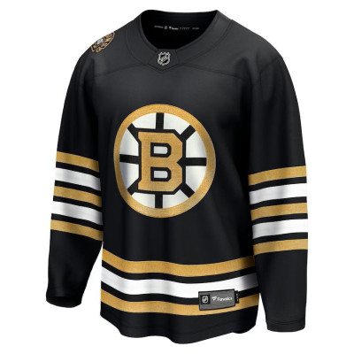 Boston Bruins tricou de hochei Black 100th Anniversary Premier Breakaway Jersey - L foto