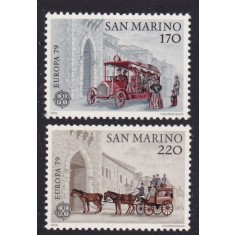 San Marino 1979 - Europa, transport, trasuri, auto, serie neuzat