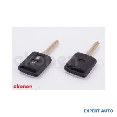 Carcasa cheie contact pentru nissan juke / micra / navara / qashqai / x-trail, 2 butoane, cu cheie UNIVERSAL Universal #6 foto