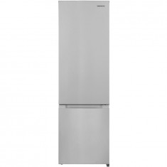 Combina frigorifica Daewoo DLF-260MEX, 260 l, Control mecanic, Iluminare LED, Clasa E, Usi reversibile, H177 cm, Inox