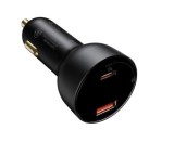 INCARCATOR auto Baseus Superme Digital Display PPS, Quick Charge 100W, 1 x USB 5V/4.5A si 1 x USB Type-C 5V/3A, negru &quot;CCZX-01&quot; (timbru verde 0.18 lei