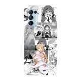 Husa compatibila cu Oppo A72, Viceversa, model Asuna Manga Sword Art Online, Silicon, TPU, Transparent, Carcasa