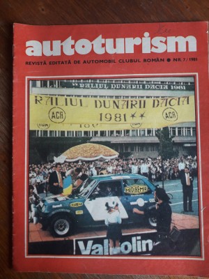 Revista Autoturism nr. 7 / 1981 / CSP foto
