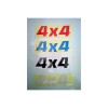 Abtibild &quot;4X4&quot; Cod:DZ-30 Automotive TrustedCars, Oem