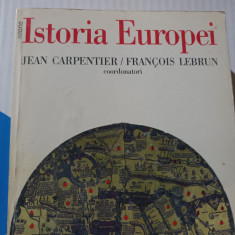 ISTORIA EUROPEI - JEAN CARPIENTIER, FRANCOIS LEBRUN, HUMANITAS 1997, 583 pag