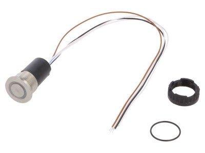 Comutator capacitiv SPST IP67, LED foto