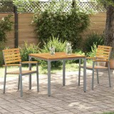 VidaXL Scaun pentru Grădină 2 pcs Maro 56 x 57 x 87cm
