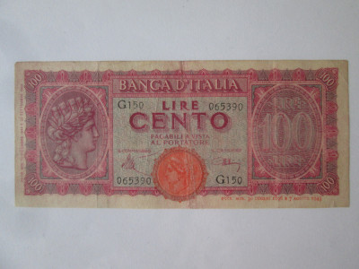 Italia 100 Lire 1944 foto
