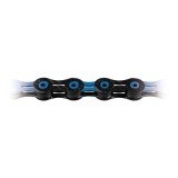 Lant KMC X10SL DLC 116L Bolt-5.88mm 10V Negru/Albastru Cod:525240274RM